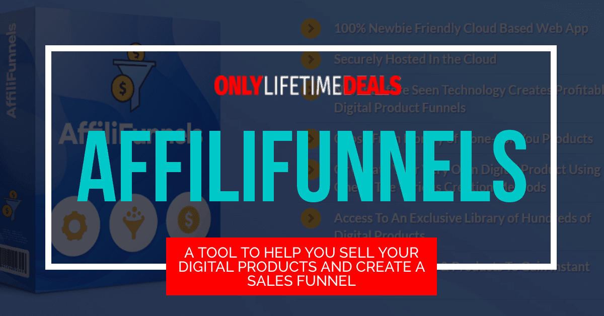 Only Lifetime Deal - A TOOL TO HELP YOU SELL YOUR DIGITAL PRODUCTS AND CREATE A SALES FUNNEL header
